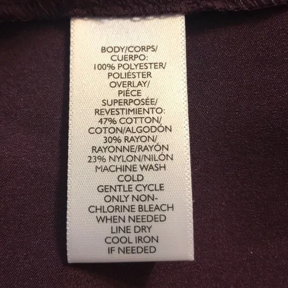 🆕 Loft Eggplant Lace Dress XS - Picture 6 of 6